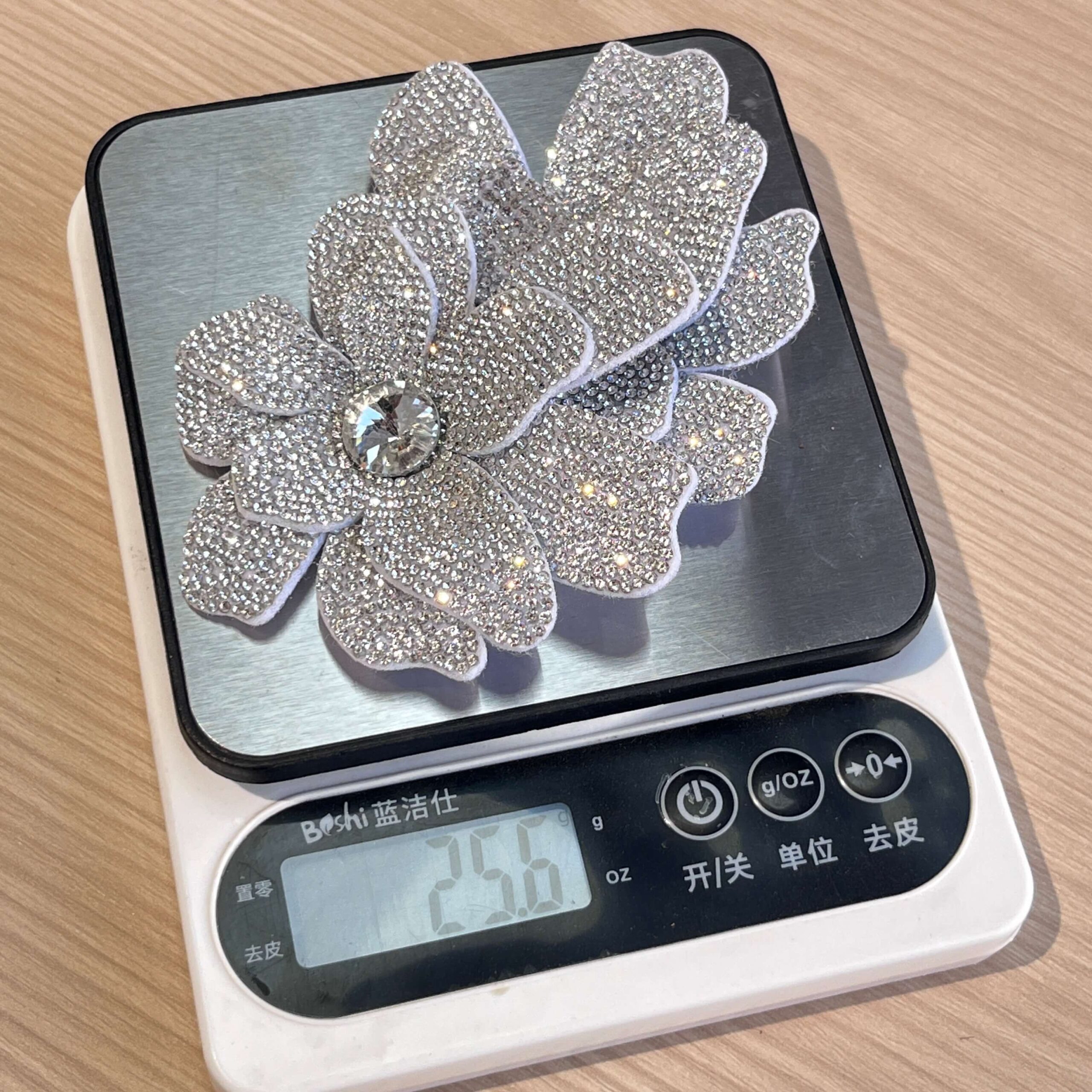 Multilayer Rhinestone Flower Shoe Clip Patch – 2-in-1 Iron-on Applique for Clothing Wholesale - Image 4