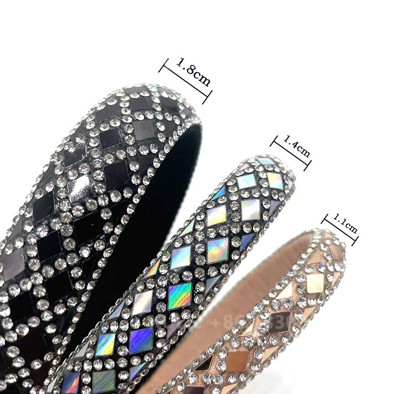 Square Mix Rhinestone Hotfix Strip – for Heels, Sandals, Apparel & Bags Wholesale - Image 6