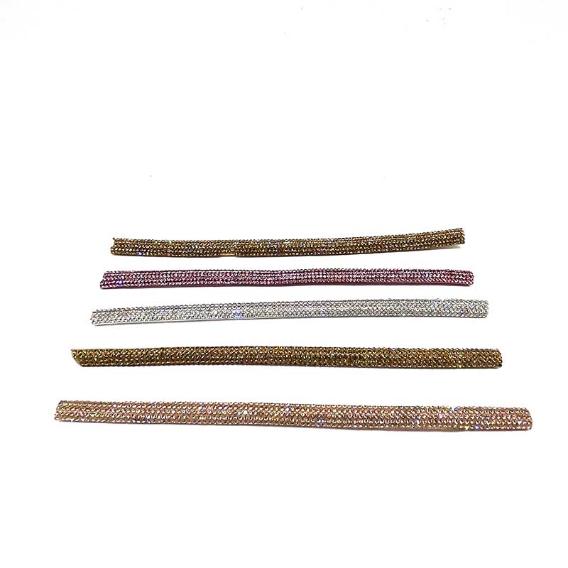 Multi-Row Colorful Rhinestone Hotfix Strip – for Heels, Sandals, Apparel & Bags Wholesale - Image 4