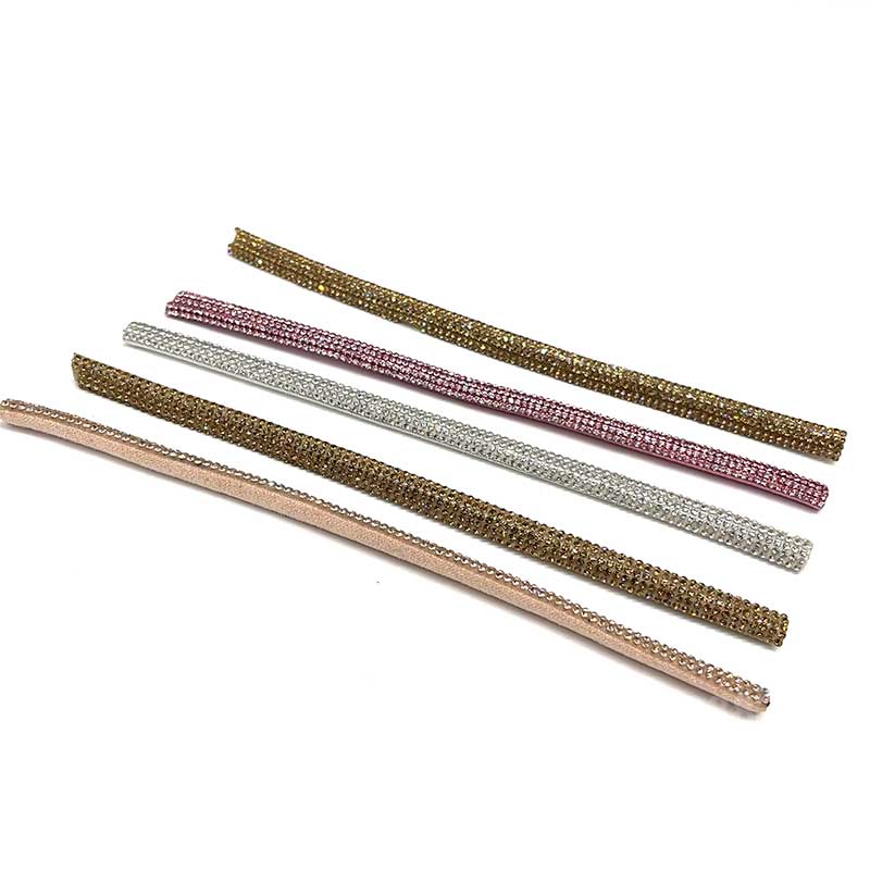 Multi-Row Colorful Rhinestone Hotfix Strip – for Heels, Sandals, Apparel & Bags Wholesale - Image 2