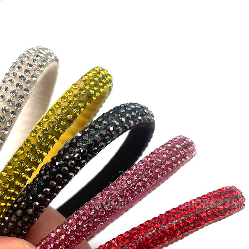 Four-Leaf Clover Rhinestone Hotfix Tape – Self-Adhesive Trim for Heels, Sandals & Bags Wholesale - Image 5