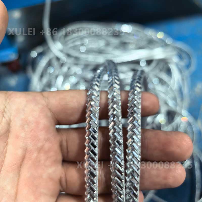 Marquise & Square Rhinestone Hotfix Trim – Crystal Diamond Strip for Shoes, Bags & DIY Wholesale - Image 4