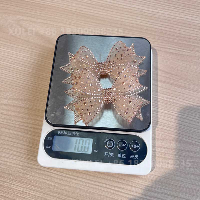 Mesh Rhinestone Bow Shoe Clip – Crystal Lace Bow Shoe Decoration for Wedding Heels Wholesale - Image 8