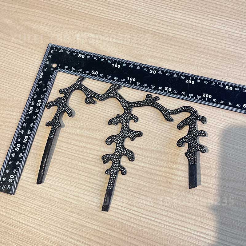 Custom Y-Shape Vine Shoe Upper – 3D Branch Design Semi-Finished Footwear Material Factory - Image 3