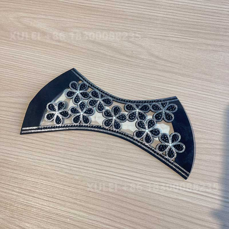 Four-Leaf Clover Mesh Shoe Upper – Lucky Tulle Semi-Finished Vamp for Wedding Heels Wholesale - Image 2