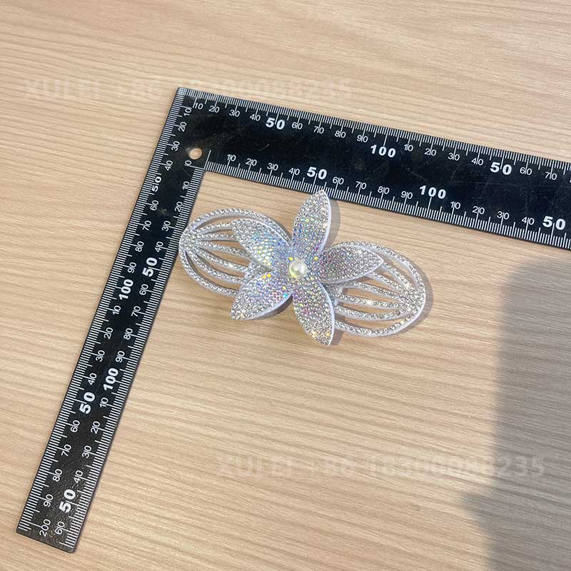 Pearl Rhinestone Flower Shoe Clip – Heels Sandals Bags Trim Wholesale - Image 6