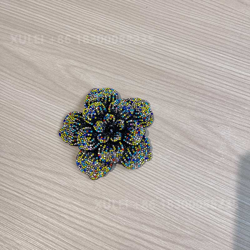 Multi-Layer 3D Flower Rhinestone Shoe Clip – Crystal Wedding Heels Trim Wholesale - Image 5