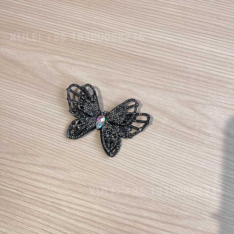 Hollow Out Butterfly Rhinestone Shoe Clip – for Heels, Sandals, Apparel & Bags, Size Options - Image 4