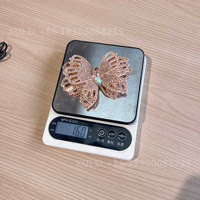 Hollow Out Butterfly Rhinestone Shoe Clip – for Heels, Sandals, Apparel & Bags, Size Options - Image 9
