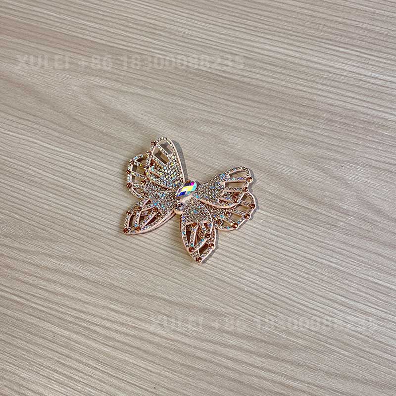Hollow Out Butterfly Rhinestone Shoe Clip – for Heels, Sandals, Apparel & Bags, Size Options - Image 8