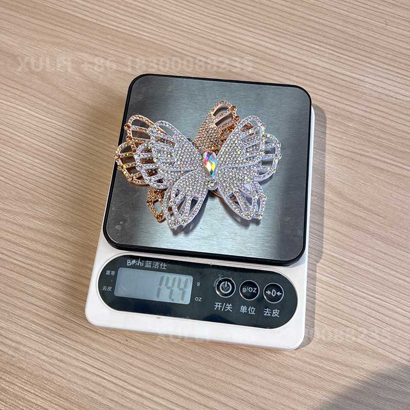 Hollow Out Butterfly Rhinestone Shoe Clip – for Heels, Sandals, Apparel & Bags, Size Options - Image 6