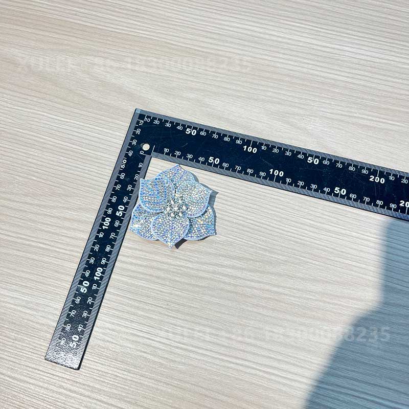 Double Layer 5-Petal Flower Full Rhinestone Shoe Clip – for Heels, Sandals, Apparel & Bags Wholesale - Image 6