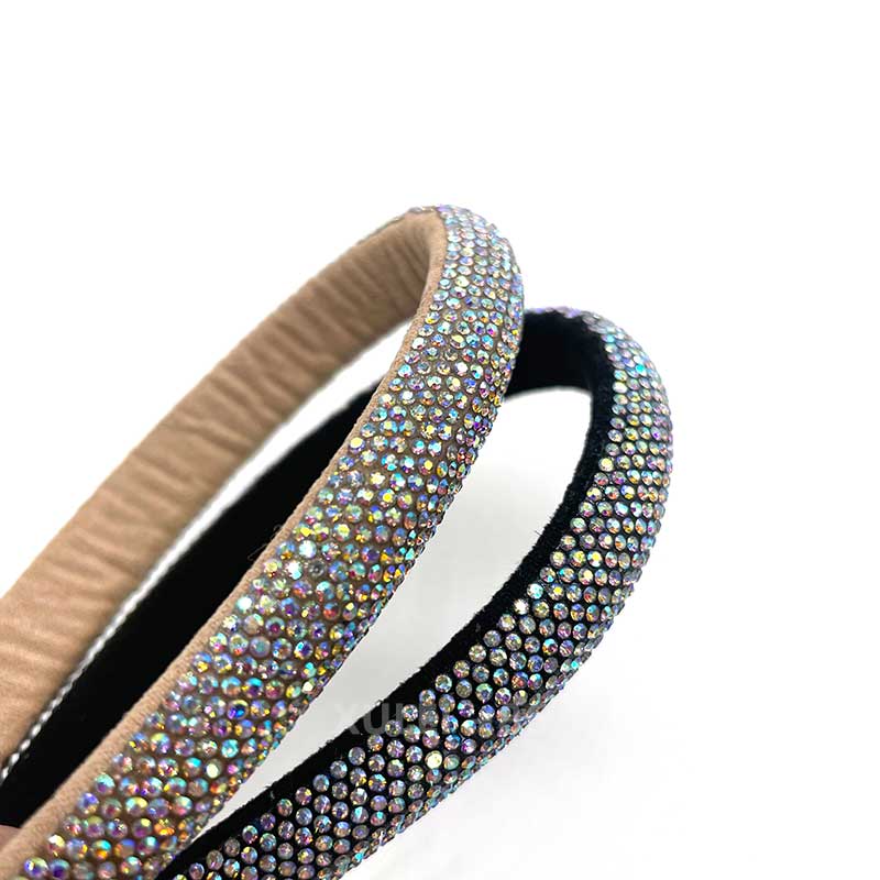 Silver White Black Full Rhinestone Hotfix Strip – for Heels, Sandals, Apparel & Bags Wholesale - Image 4