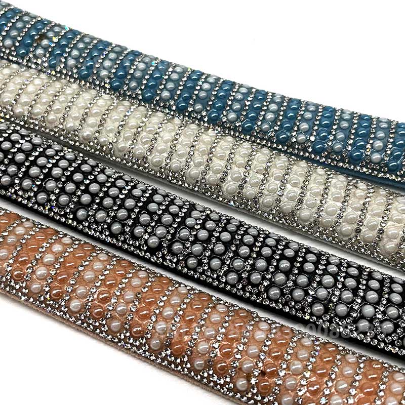 Pearl Rhinestone Combination Trim – for Heels, Sandals, Apparel & Bags Wholesale - Image 6