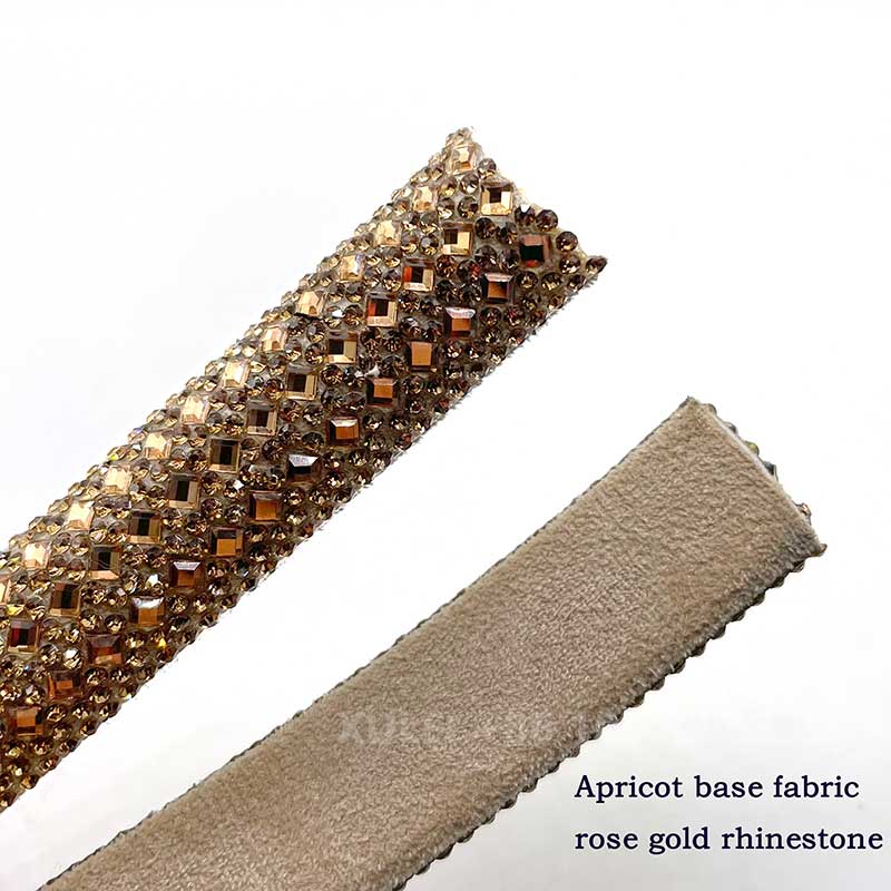 Multi-Color Multi-Style Gold Square Rhinestone Self-Adhesive Strip – for Heels & Bags Wholesale - Image 4