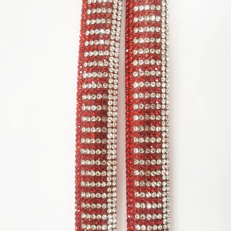 Multi-Row Rhinestone Hotfix Strip – for Heels, Sandals, Apparel & Bags Wholesale - Image 2