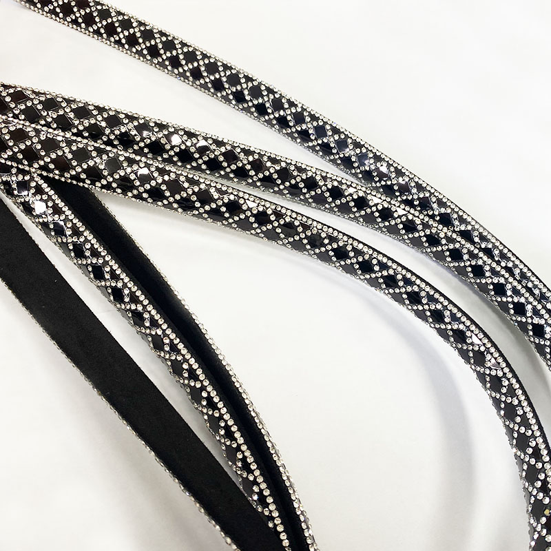 Diamond Mesh Silver Base Rhinestone Hotfix Tape – for Heels, Sandals, Apparel & Bags Wholesale - Image 2
