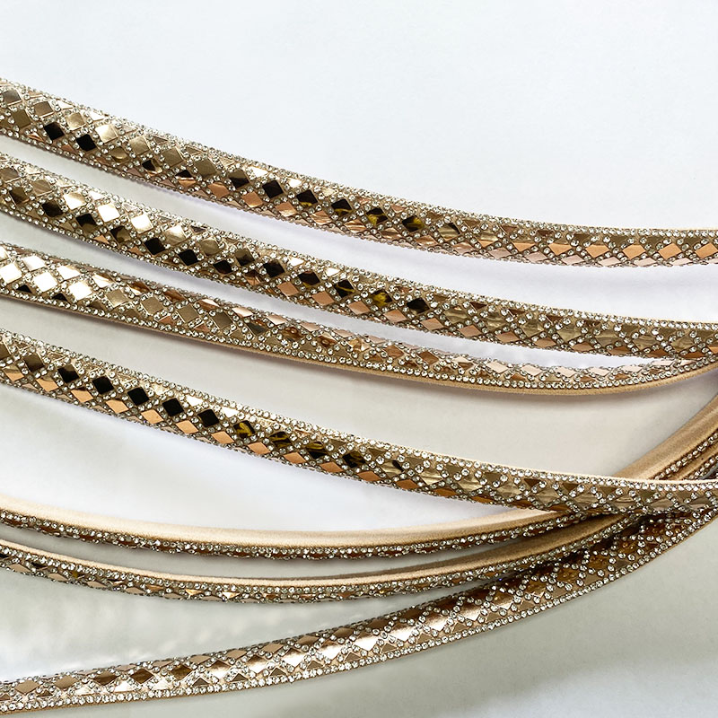 Diamond Mesh Silver Base Rhinestone Hotfix Tape – for Heels, Sandals, Apparel & Bags Wholesale - Image 7