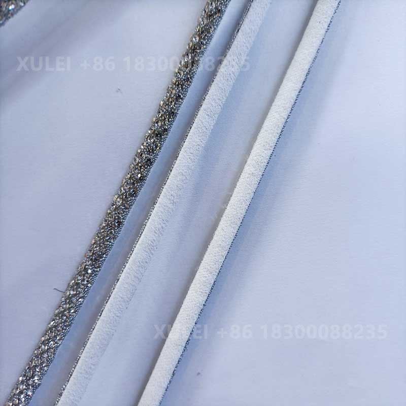 Densely Set Oval Rhinestone Strip – for Heels, Sandals, Apparel & Bags Wholesale - Image 2