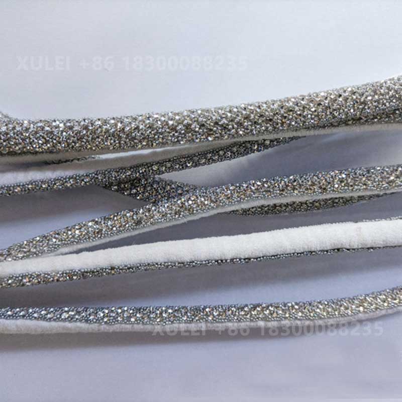 Densely Set Oval Rhinestone Strip – for Heels, Sandals, Apparel & Bags Wholesale