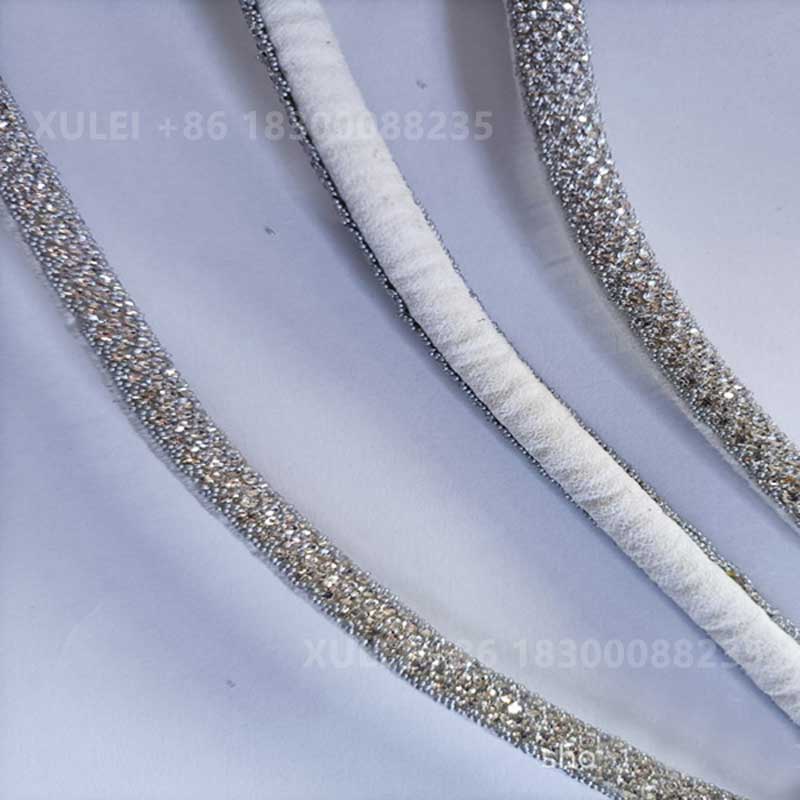 Densely Set Oval Rhinestone Strip – for Heels, Sandals, Apparel & Bags Wholesale - Image 6