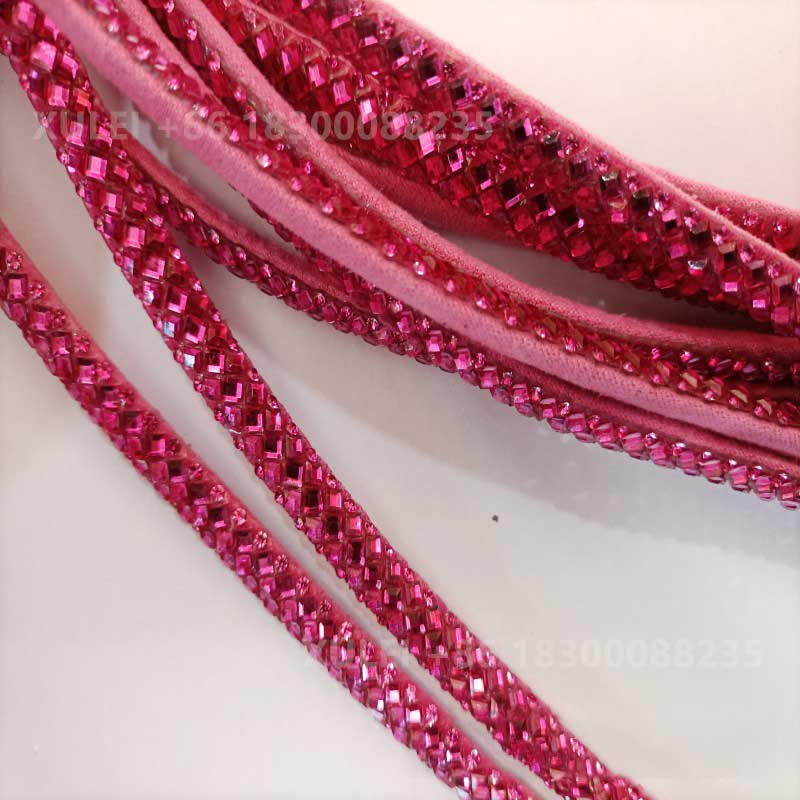 Square Bead Rhinestone Edging Trim – for Heels, Sandals, Apparel & Bags Wholesale - Image 3