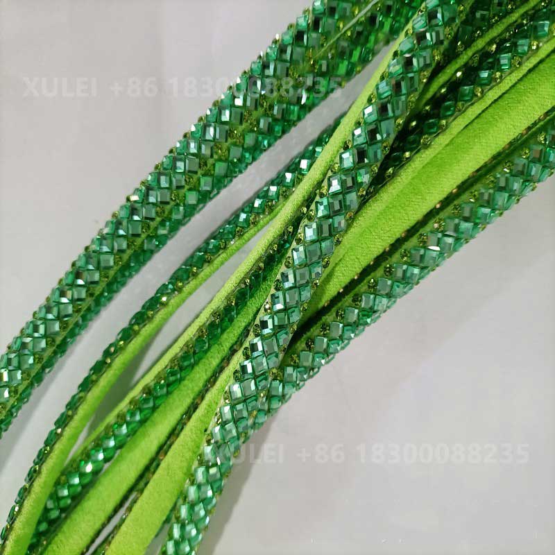 Square Bead Rhinestone Edging Trim – for Heels, Sandals, Apparel & Bags Wholesale - Image 2