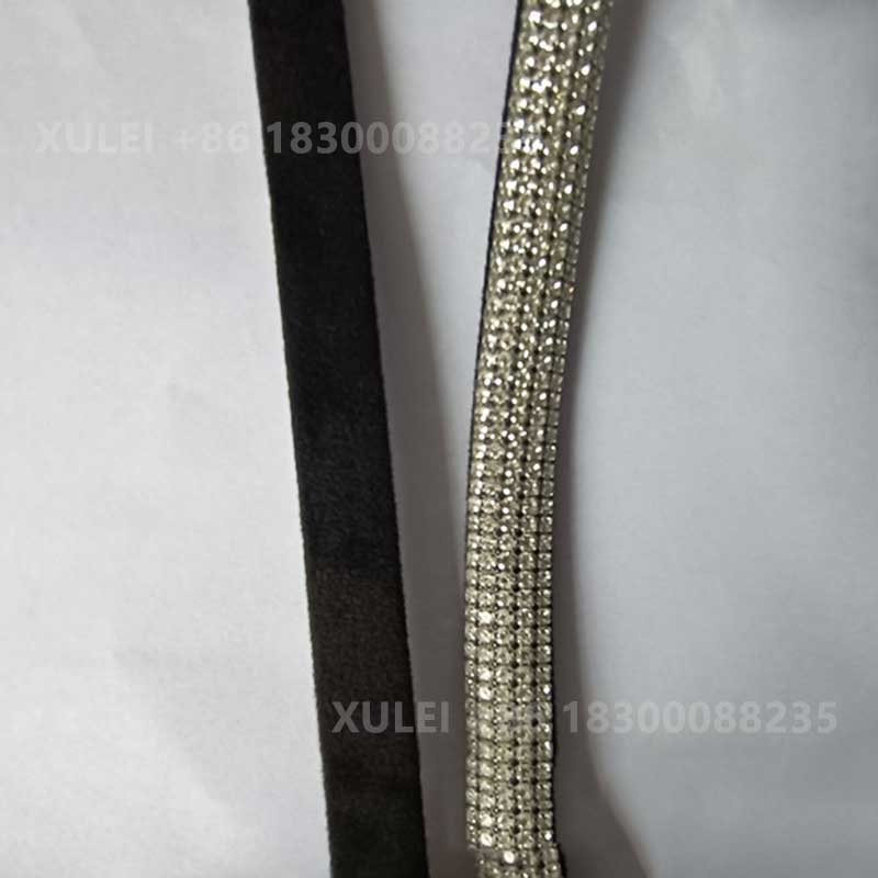 Multi-Row Round Rhinestone Fabric-Backed Sew-on Trim – for Heels, Sandals & Bags Wholesale - Image 5