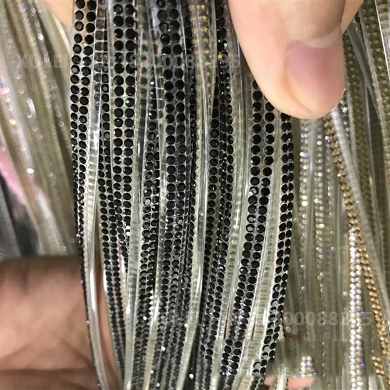 Clear PVC Tube Rhinestone Rope – Multi-Color Options for Heels, Sandals & Bags Wholesale - Image 5