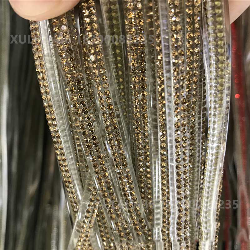 Clear PVC Tube Rhinestone Rope – Multi-Color Options for Heels, Sandals & Bags Wholesale - Image 3